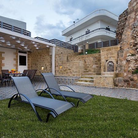Castello Villa - Seaview Villa Atop The Venetian Walls Kissamos Exterior photo
