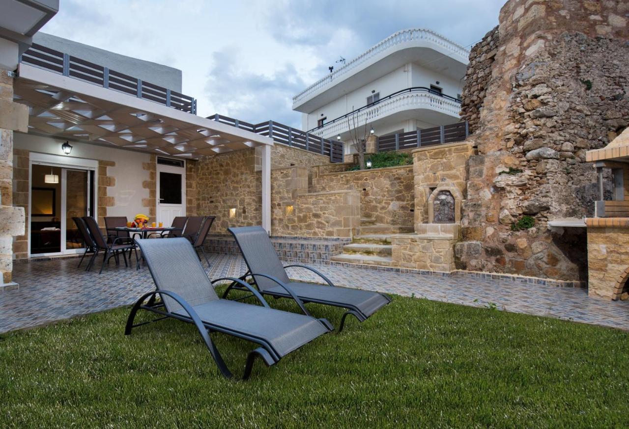 Castello Villa - Seaview Villa Atop The Venetian Walls Kissamos Exterior photo