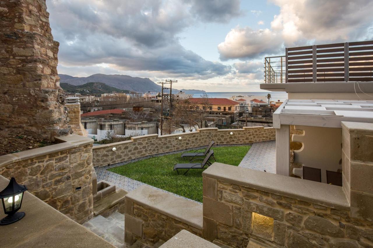 Castello Villa - Seaview Villa Atop The Venetian Walls Kissamos Exterior photo